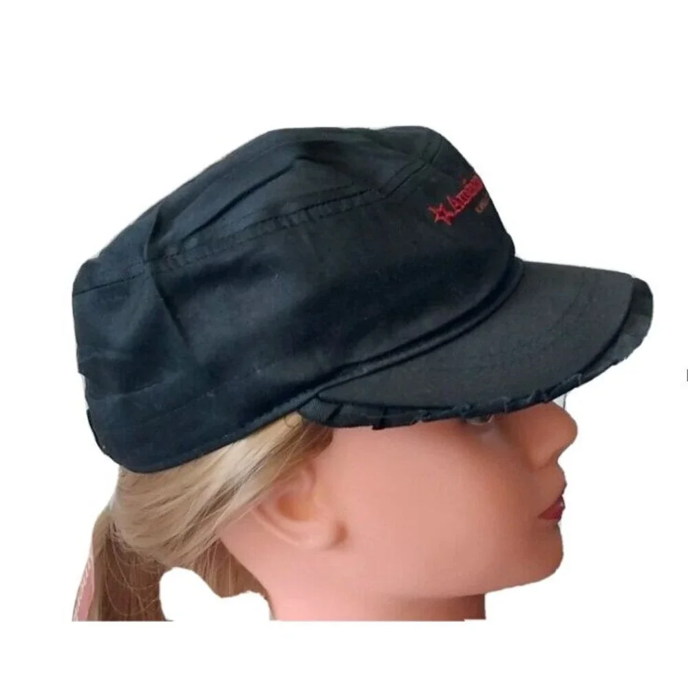 American Girl Youth Black Star Baseball Cap Kansas City Hat New